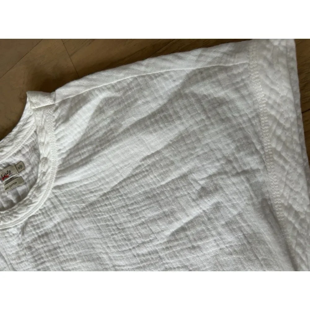 Faherty Women's Cream Tunic Top - Picture 8 of 11